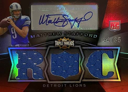 2009 Upper Deck #RW-3 Own The Rookies Matthew Stafford Detroit Lions NM-MT