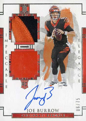 Joe Burrow Rookie Cards Guide, Top RC List, Best Autographs