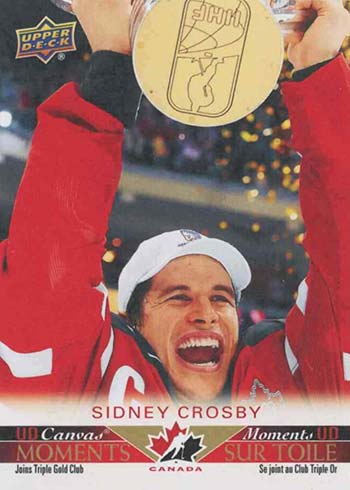 2021-22 Upper Deck Tim Hortons Team Canada Hockey UD Canvas Moments Sidney Crosby