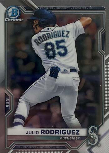 2021 Bowman Chrome Draft Baseball Variations Julio Rodriguez