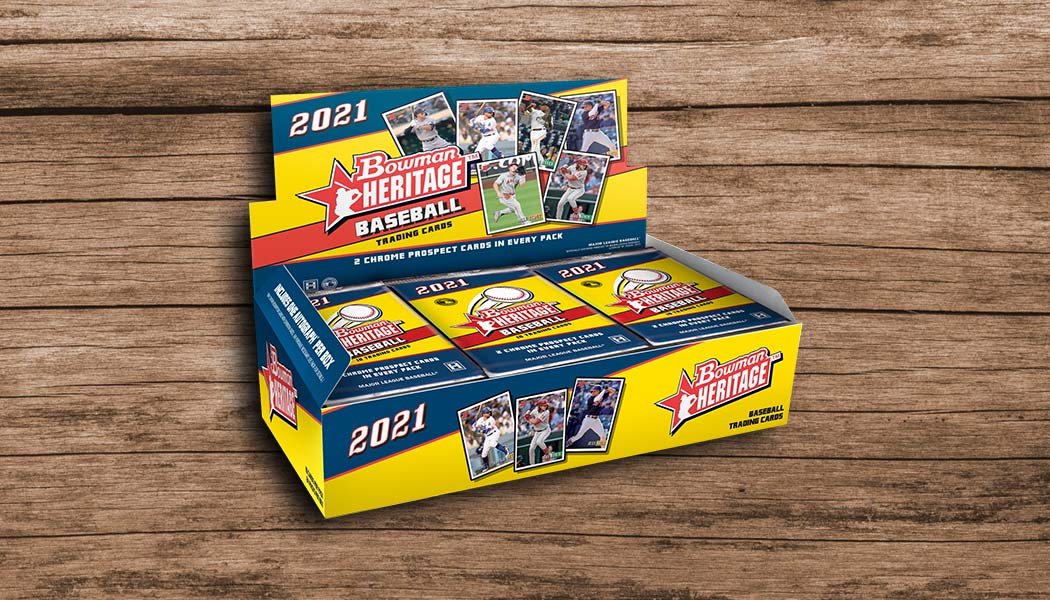 2021 Bowman Heritage Baseball Checklist, Team Set Lists, Box Info