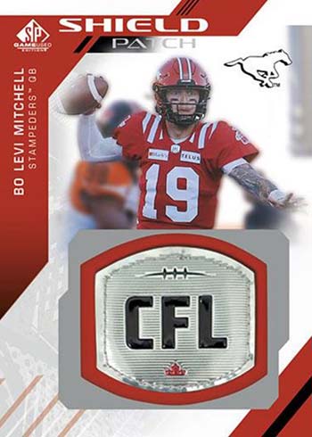 2021 SP Game Used CFL Shield Patch
