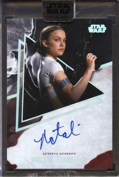 2021 Topps Star Wars Stellar Signatures Natalie Portman Autograph