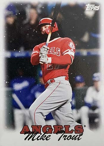 2021 Topps Series 2 Mike Trout #85AS-23 1985 Throwback Angels AL