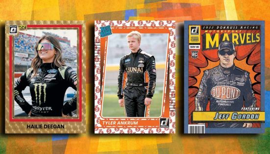 Condition NM or Better 2022 Donruss Action Packed Retail #1 Hailie Deegan Official NASCAR Racing Card in Raw 