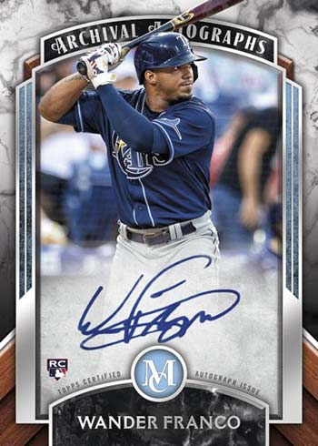 2022 Topps Museum Collection Baseball Archival Autographs Wander Franco