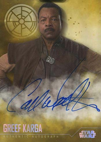 Star wars hot sale autograph collecting