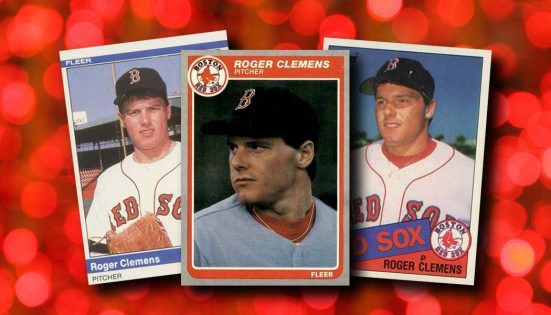 1984 Fleer Baseball Roger Clemens rookie Reprint 