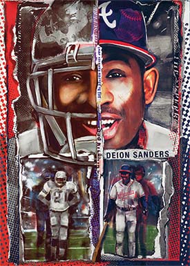 Deion Sanders 2021 TOPPS PROJECT 70 Card #44 YANKEES