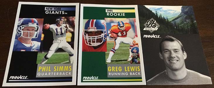 1991 Pinnacle NFL Football Trading Cards Pick From List With