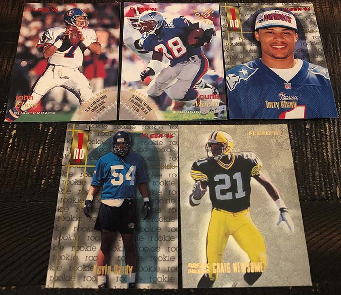 : Terry Glenn Collectors Football Card Lot w/Rookie