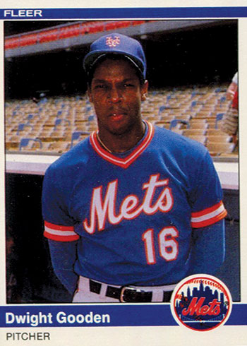 1984 Fleer Update DWIGHT GOODEN Signed Auto Rookie Card U-43 BAS