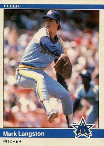 1984 FLEER UPDATE BOB KEARNEY . SEATTLE MARINERS #U-60