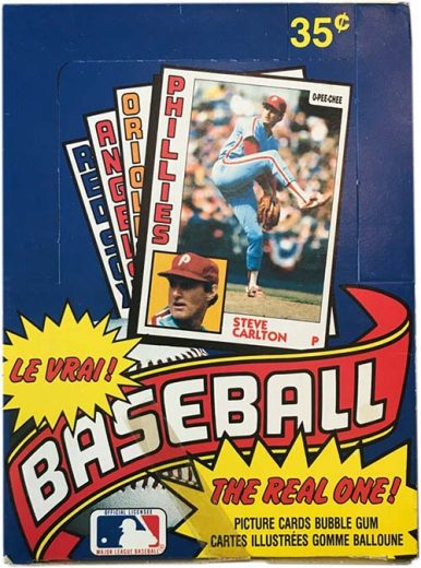 1984 O-Pee-Chee Baseball Checklist, Team Set Lists, Top Cards