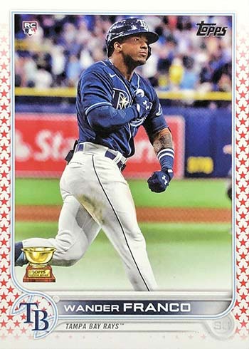 2022 Topps Baseball Parallels - Independence Day Wander Franco