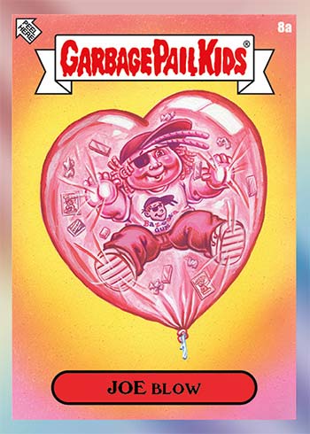 2022 Topps Garbage Pail Kids Valentine's Day: Disgusting Dating Rainbow Foil