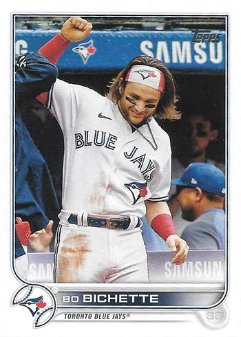 2022 Topps Bo Bichette Baseball Card AVM1