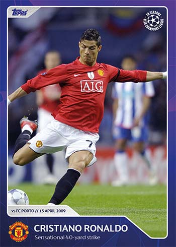 Cristiano Ronaldo - Manchester United 2021-22 Topps 30 Seasons - Sensa –