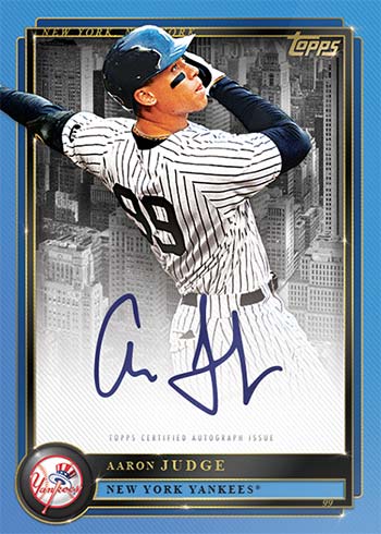 Aaron Judge 99 New York Yankees player signature baseball poster