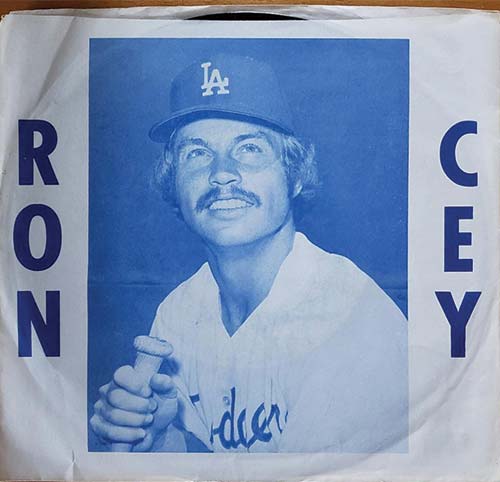 1980's 5x7 Nike Poster Card Former Dodger & Cub Ron Cey Penguin Power  290224