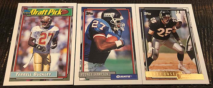 : 1992 Topps Series 1 Football #279 Eddie Brown Cincinnati Bengals  Official NFL Trading Card Sharp Corners Guaranteed : Collectibles & Fine Art