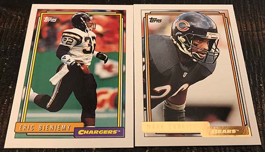 1992 Topps #301 Eric Metcalf - NM-MT