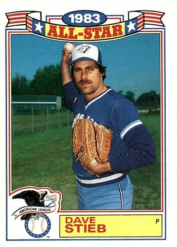 1984 Topps Baseball Glossy All-Stars Dave Stieb
