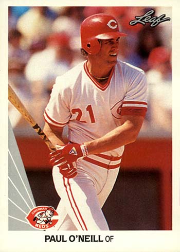 Paul O'Neill - Cincinnati Reds (MLB Baseball Card) 1992 Leaf Studio # –  PictureYourDreams