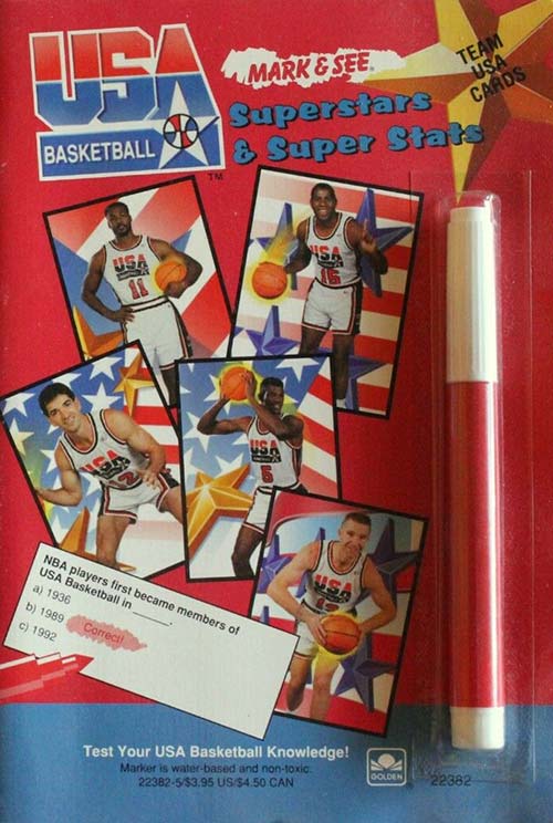 1996 Dream Team USA Basketball NBA Poster