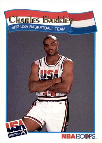 Charles Barkley dunking on Karl Malone in Dream Team practice : r/nba