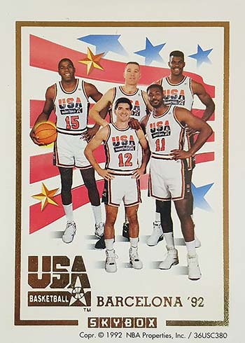 USA 1992 DREAM TEAM OLYMPICS BASKETBALL VINTAGE 1990'S CHAMPION