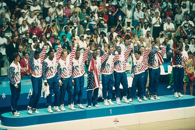 Vintage Champion Team USA Dream Team Michael Jordan Basketball