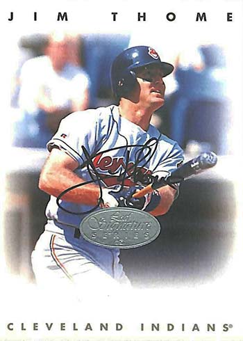  1996 Bowman #41 Jim Thome Cleveland Indians MLB Baseball Card  NM-MT : Collectibles & Fine Art