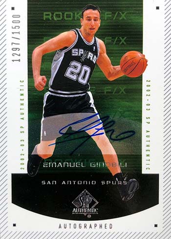 Manu Ginobili autographed memorabilia to be auctioned to support Spurs  Youth Basketball League