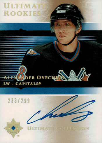 2005-06 Upper Deck Ultimate Collection Alex Ovechkin Rookie Card
