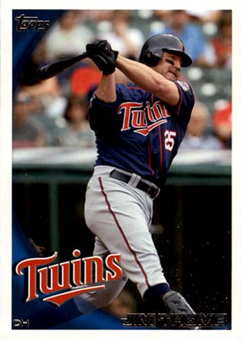 Jim Thome Trading Cards: Values, Tracking & Hot Deals