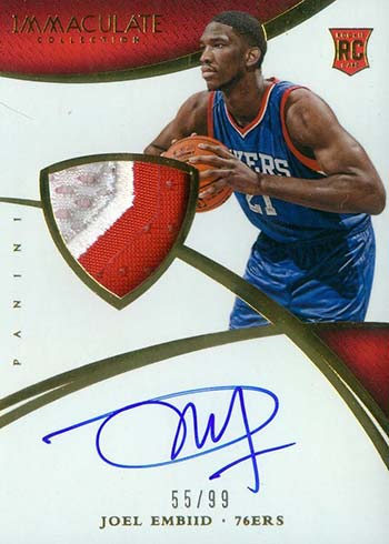 【即納最新品】Joel embiid rookie auto gold standard 14-15 panini NBA card 直筆サイン BGS9 鑑定 その他