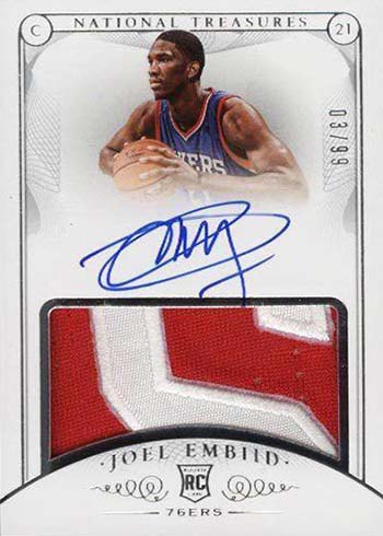 メール便可/取り寄せ ☆nbaカード Joel Embiid Noir RC auto /99