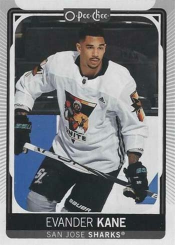 2021-22 O-Pee-Chee Hockey Variations Evander Kane Jersey