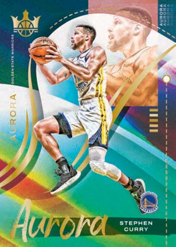 2021-22 Panini Court Kings Basketball Aurora Stephen Curry