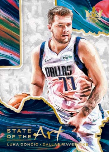 2021-22 Panini Court Kings Basketball State of the Art Luka Doncic