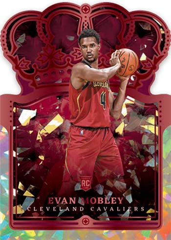 2021-22 Panini Crown Royale Basketball Red Crystal Evan Mobley
