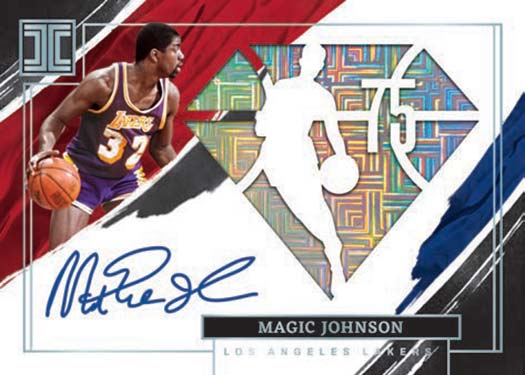 2021-22 Panini Impeccable Basketball 75th Anniversary Autographs