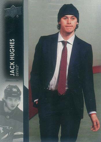 2021-22 Upper Deck Series 1 Hockey Variations Jack Hughes