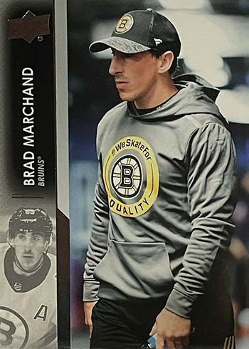 2021-22 Upper Deck Series 1 Hockey Variations Brad Marchand