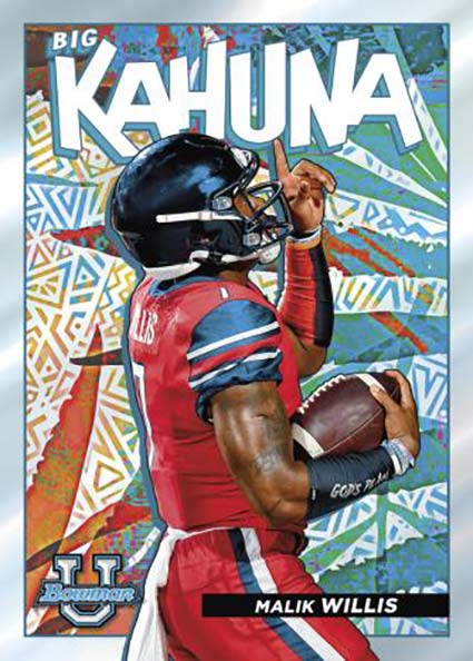 2021-22 Bowman University Football Checklist, Box Info, Release Date