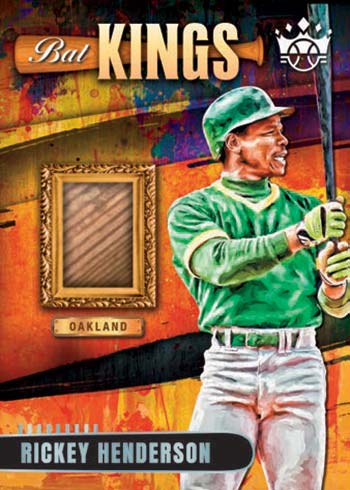 Ozzie Albies 2020 Diamond Kings Game Used Bat Card