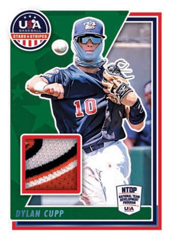 2022 USA Baseball Star's & Stripes Aiden Harris Jersey Relic  Usam-ah1