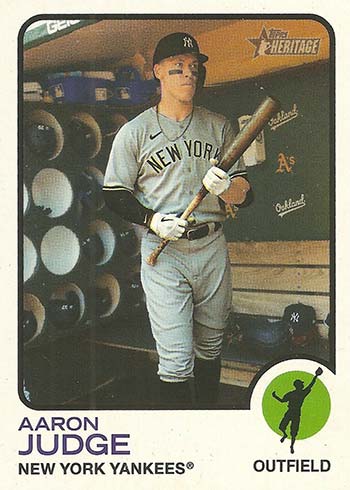 Aaron Judge Pete Alonso 2023 Topps Heritage RBI Leaders #203