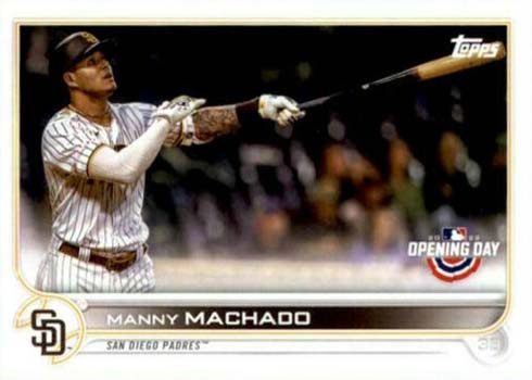 2022 Topps Opening Day Baseball Manny Machado